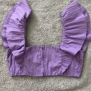 Summer fresh girly lilac top purple top